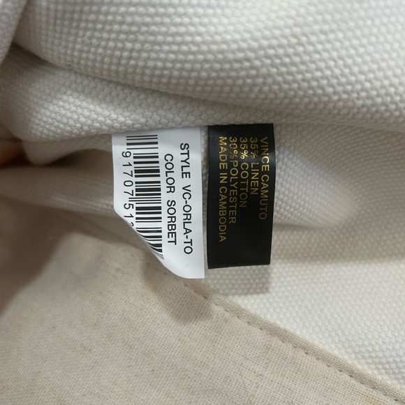 Vince Camuto Orla Tote Cream and Orange Women's Bag - Picture 6 of 6